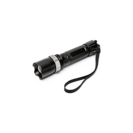 KM-110 Profesyonel Şarjlı El Feneri Ledli+Flashlight+Zoom Özellikli Tüfek Aparatlı 6 Parça Full Set