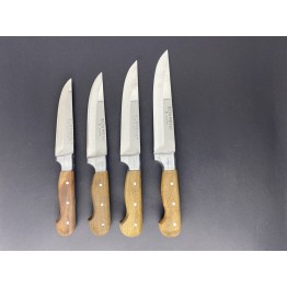 Sürmene El Yapımı 4'lü Mutfak Bıçak Seti