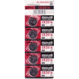 Maxell CR2016 3V Lityum Düğme Pil 5'li Paket