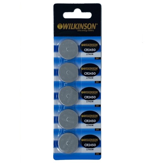 WILKINSON 2450 3V Lityum Düğme Pil 5'li Paket