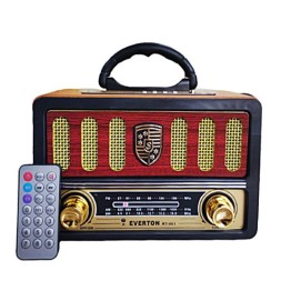 Everton RT-861 Bt Usb Sd Fm Bluetooth Şarjlı Nostaljik Radyo 
