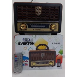 Everton RT-862BT USB/SD/FM/Bluetooth Destekli Kumandalı Nostaljik Radyo