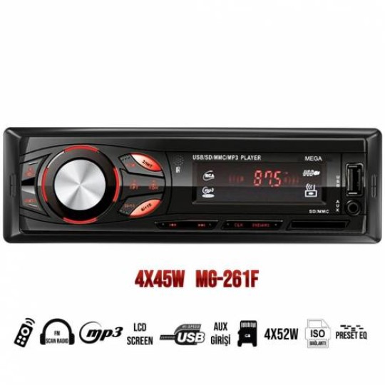 Mega MG 261F Usb-SD-AUX-FM Oto Teyp